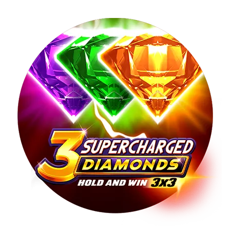 3 Supercharged Diamonds: Hold and Win by BNG official game cover