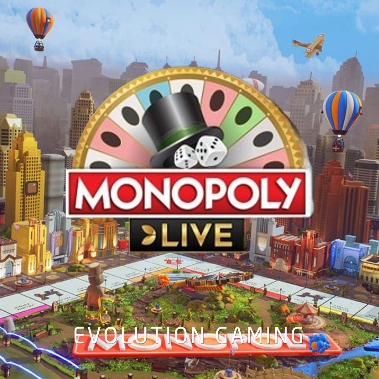 MONOPOLY Live by Evolution official game cover